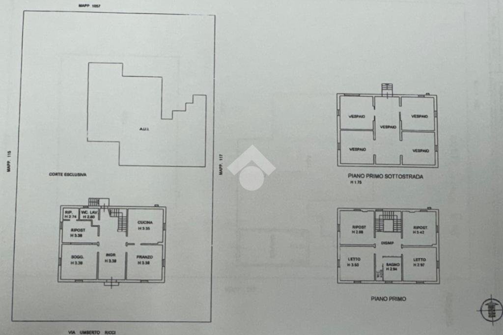 Independent house Viale Umberto Ricci, Conselice - floor plans 1