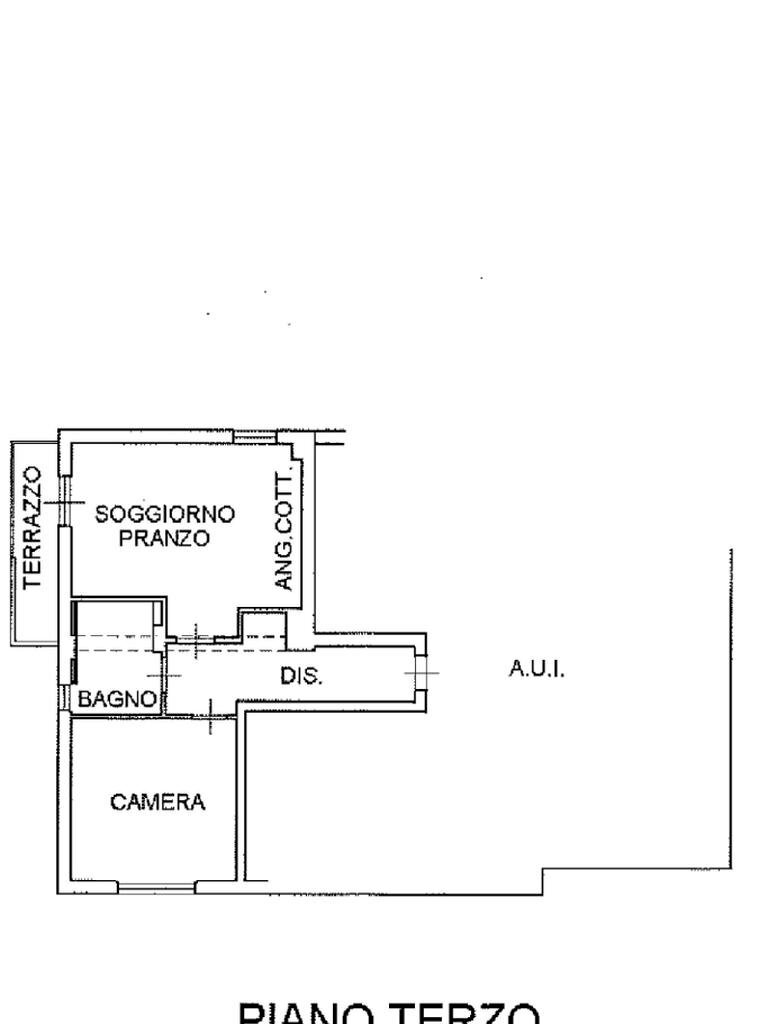 Bilocale Via Monfalcone, Rimini - planimetria 1