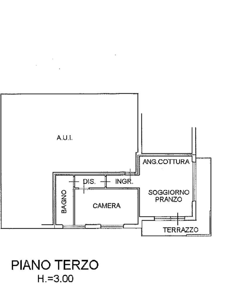 Bilocale Via Monfalcone, Rimini - planimetria 1