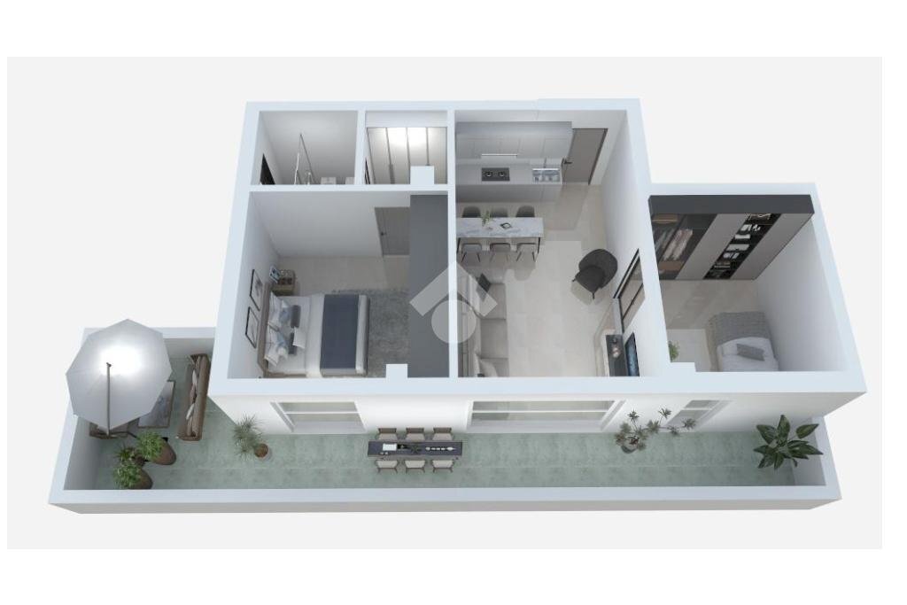 Trilocale Via del Futurismo, Milano (zona Rogoredo) - planimetria 1