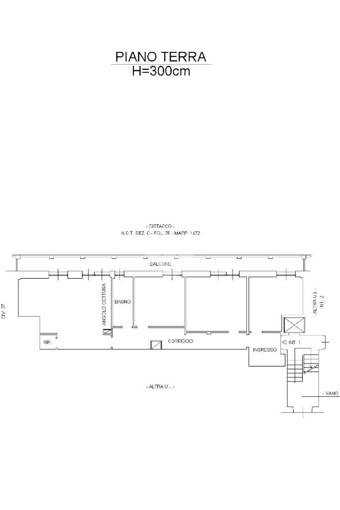 Appartamento Via Erzelli, Genova (zona Cornigliano) - planimetria 1