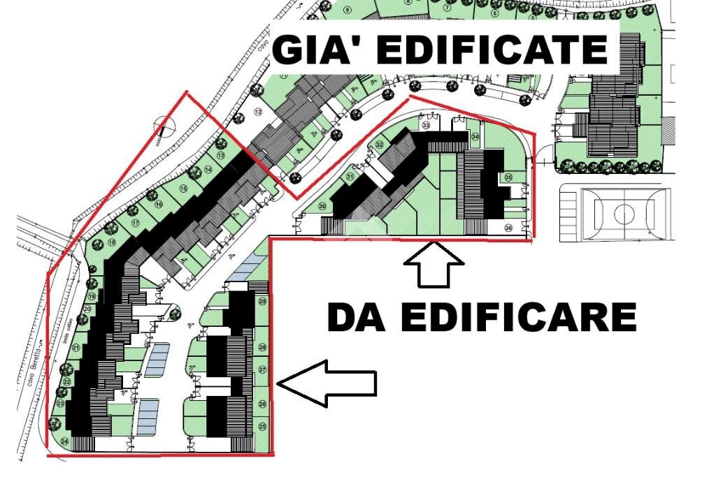 Building land Via Urbani, Vernate - floor plans 1