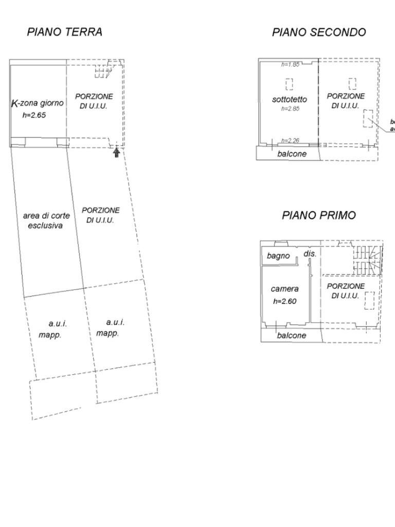 Casa semi indipendente Via nobile, Novara - planimetria 1
