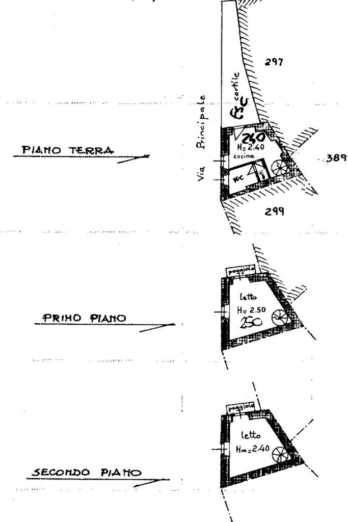 Casa semi indipendente Brignano, Brignano-Frascata - planimetria 1