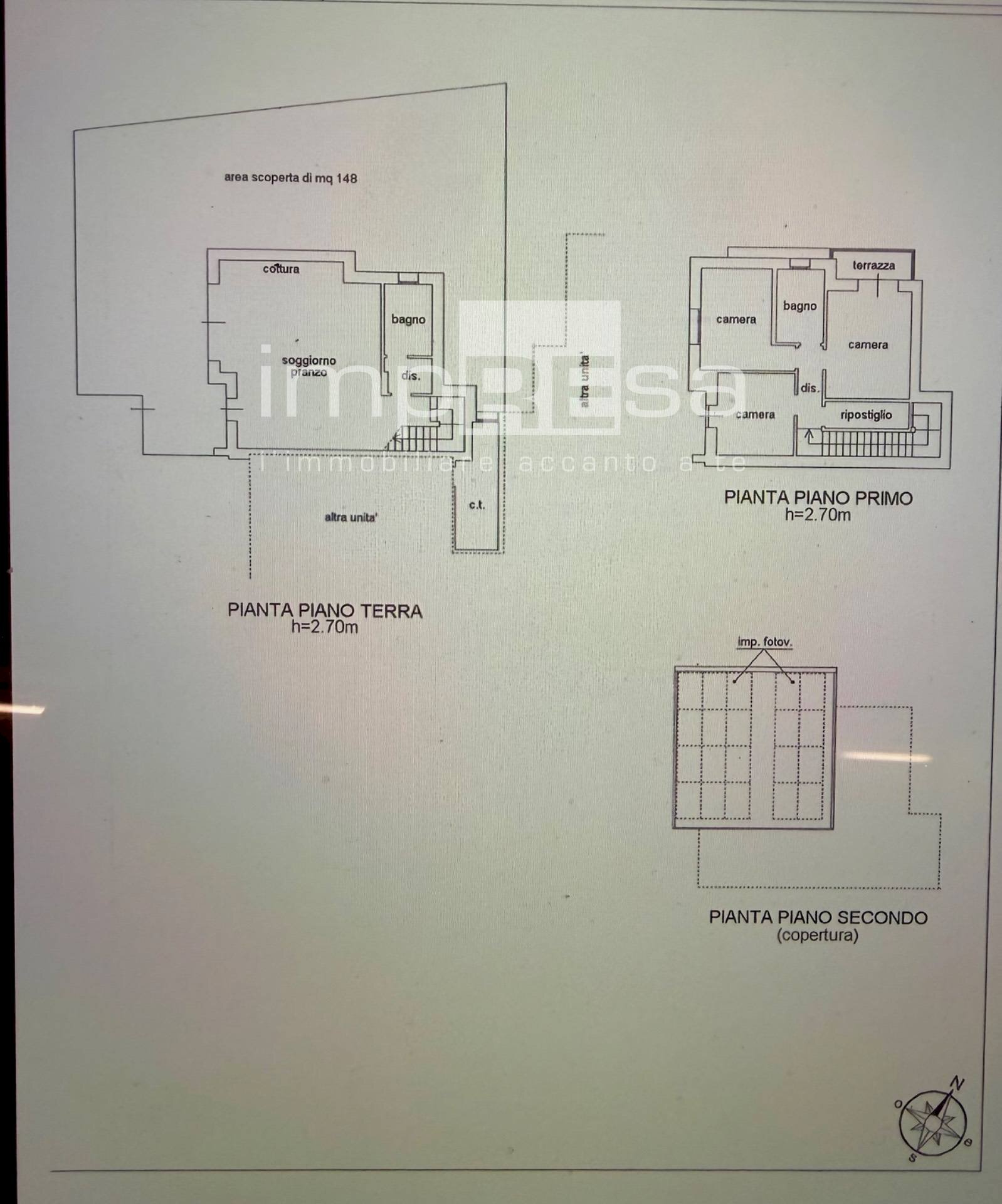 Foto 34 - Casa semi indipendente San Vendemiano - planimetria 1