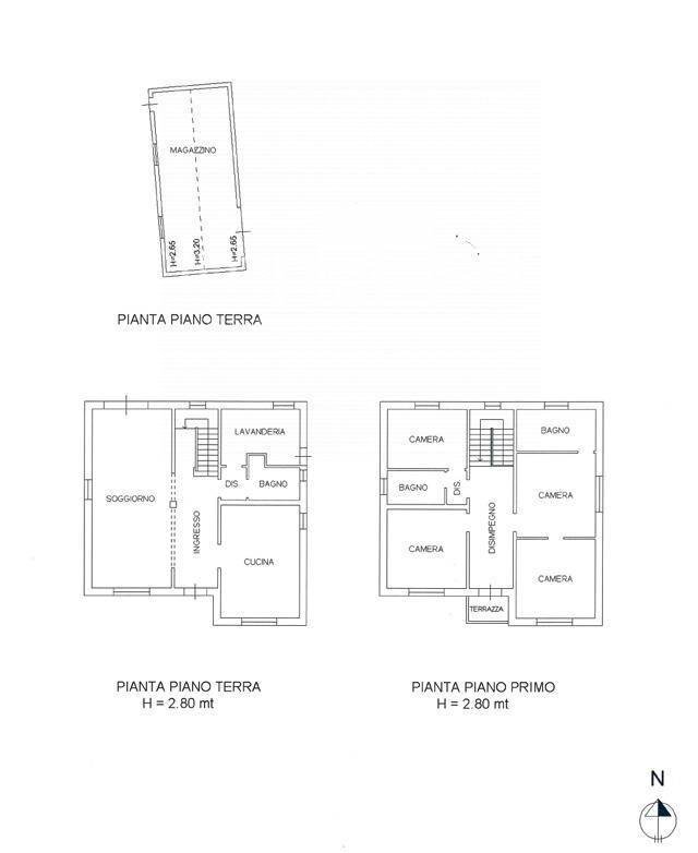 planimetria - Casa indipendente via alta, Marcon - planimetria 1