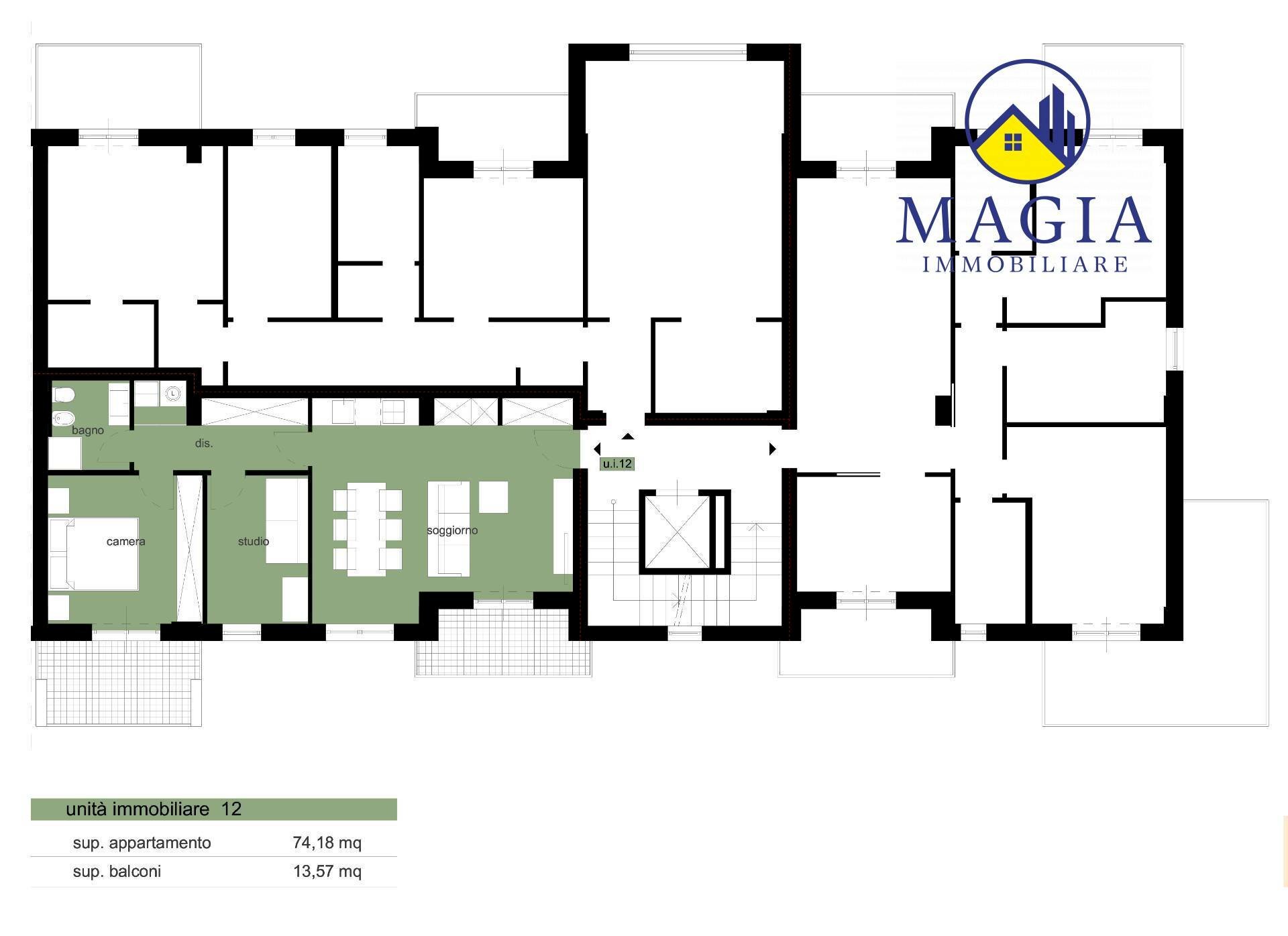 Foto 13 - Three-room apartment 10, Ascoli Piceno - floor plans 1