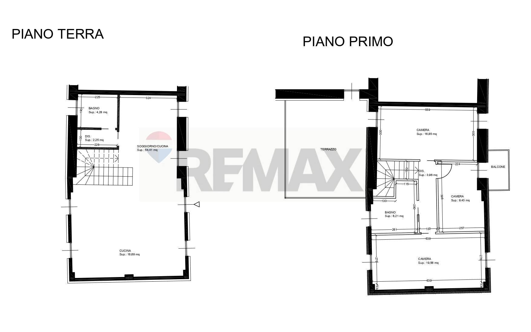Pianta 2D - Semi-detached house via Principale
 
23, Borgarello - floor plans 1