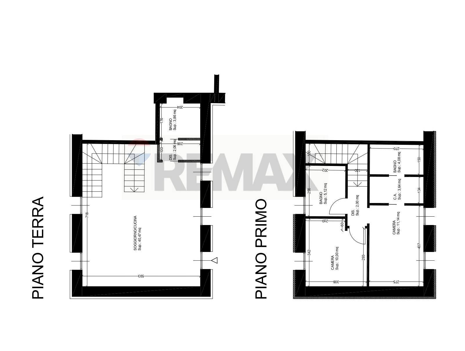 Pianta 2D - Casa semi indipendente via Principale
 
23, Borgarello - planimetria 1