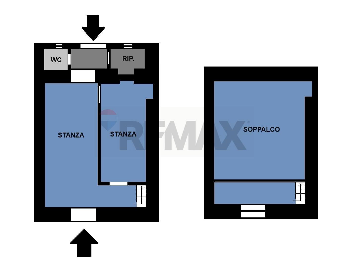 Pianta 2D - Commercial Premises Via Luigi Volpicella
 
59, Napoli - floor plans 1