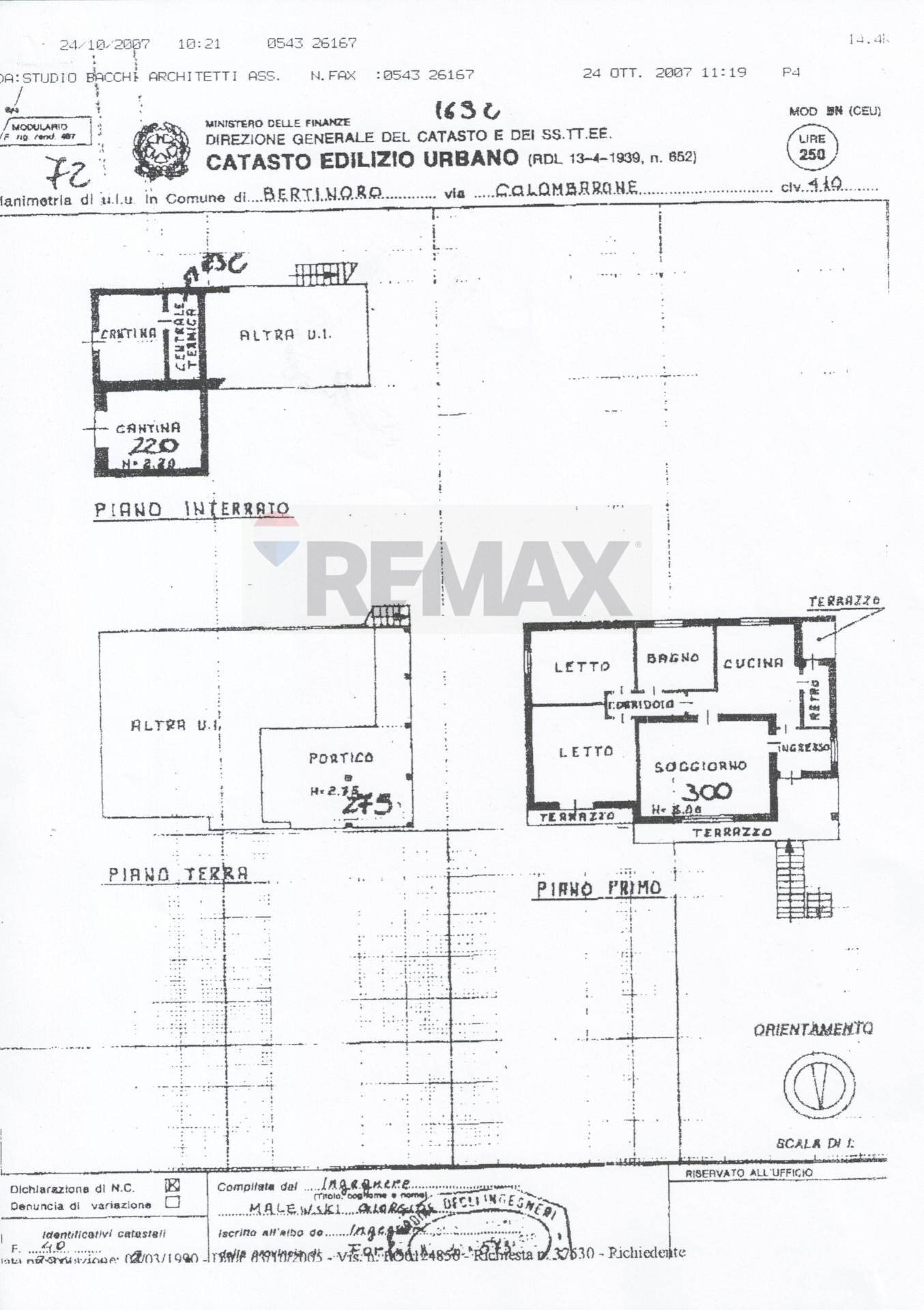 Pianta 2D - Casa indipendente via Colombarone
 
402, Bertinoro - planimetria 1