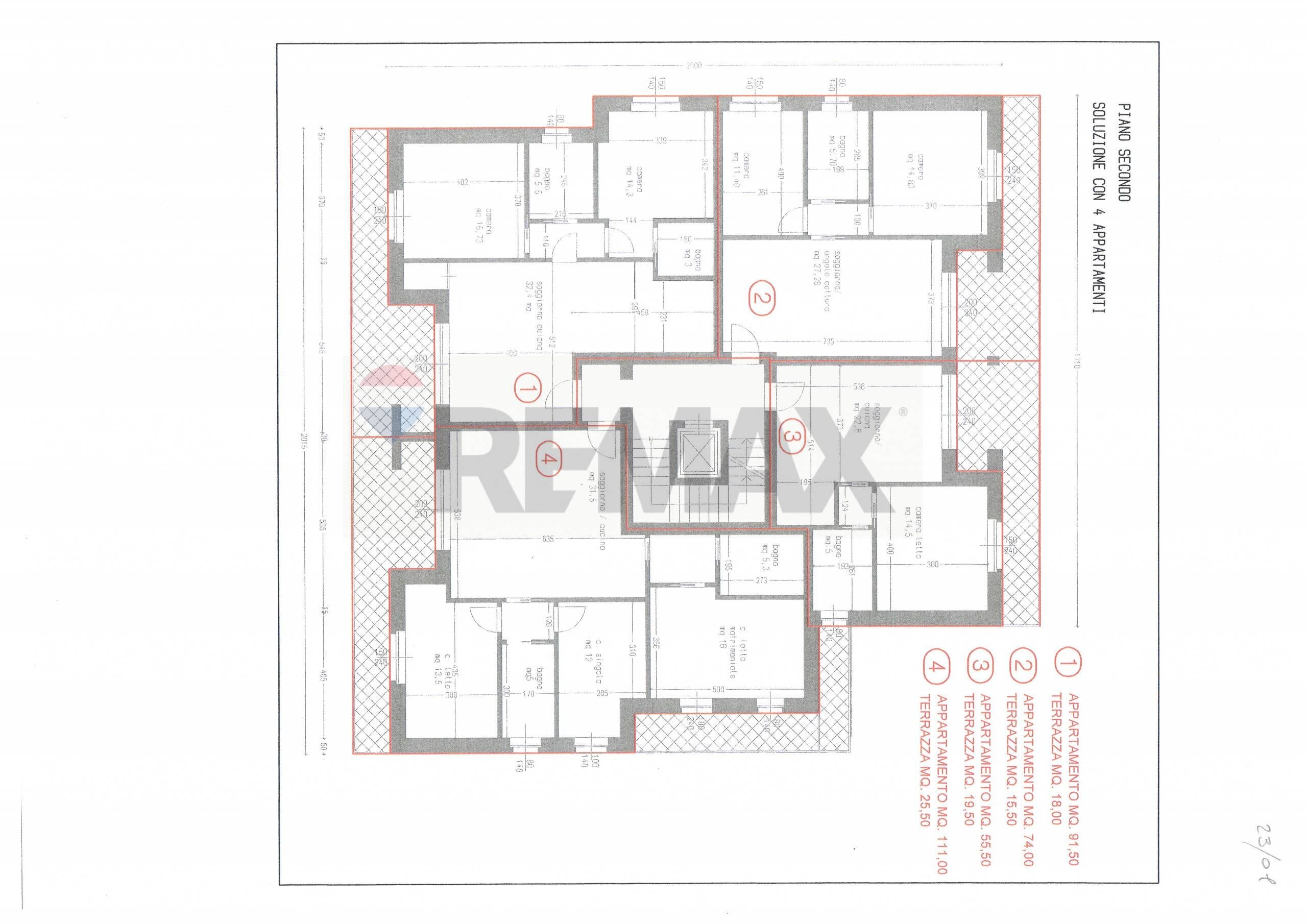 Pianta 2D - Quadrilocale Viale Giacomo Matteotti
 
32, Fiorenzuola d'Arda - planimetria 1
