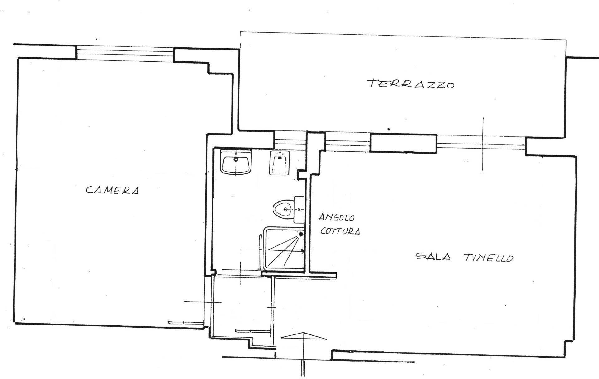 Foto 5 - Bilocale Corso degli Inglesi
 
618, Sanremo - planimetria 1