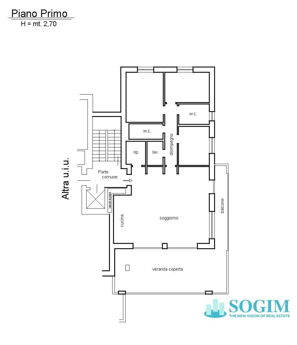 Foto 43 - Four-room apartment via Toscana
 
38, Biassono - floor plans 1