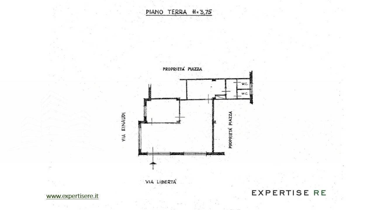 Foto 21 - Commercial Premises Via Libertà
 
17, Pollina - floor plans 1
