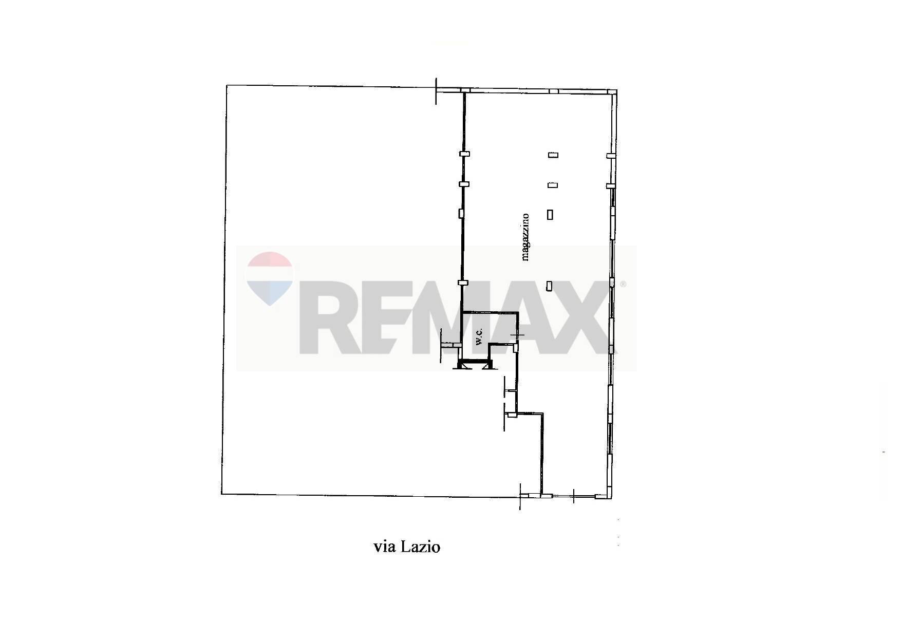 Pianta 2D - Commercial Premises Via Lazio
 
26, Capaci - floor plans 1