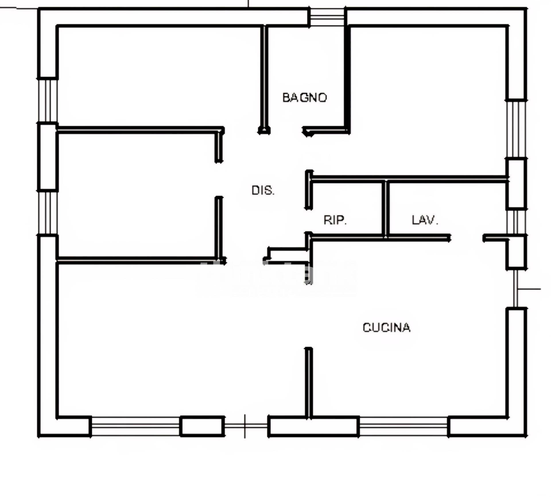 Foto 36 - Casa semi indipendente Via Filicudi, Ragusa - planimetria 1