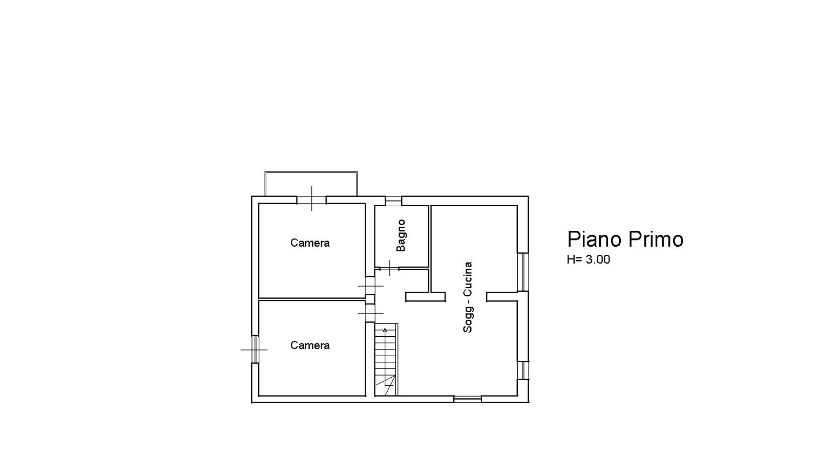 Rustic via Croce del Monte, Osimo - floor plans 1