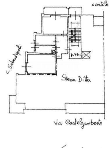 Foto 42 - Two-room apartment Via Castelgomberto
 
38, Torino - floor plans 1
