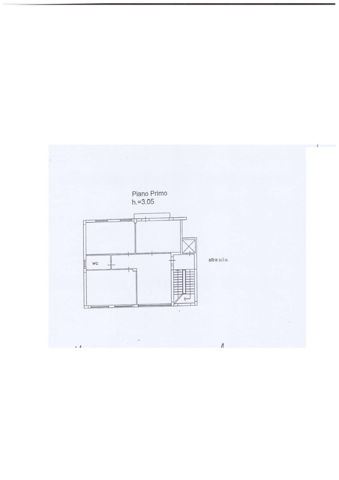 Trilocale via Raoul Follerau, Benevento - planimetria 1