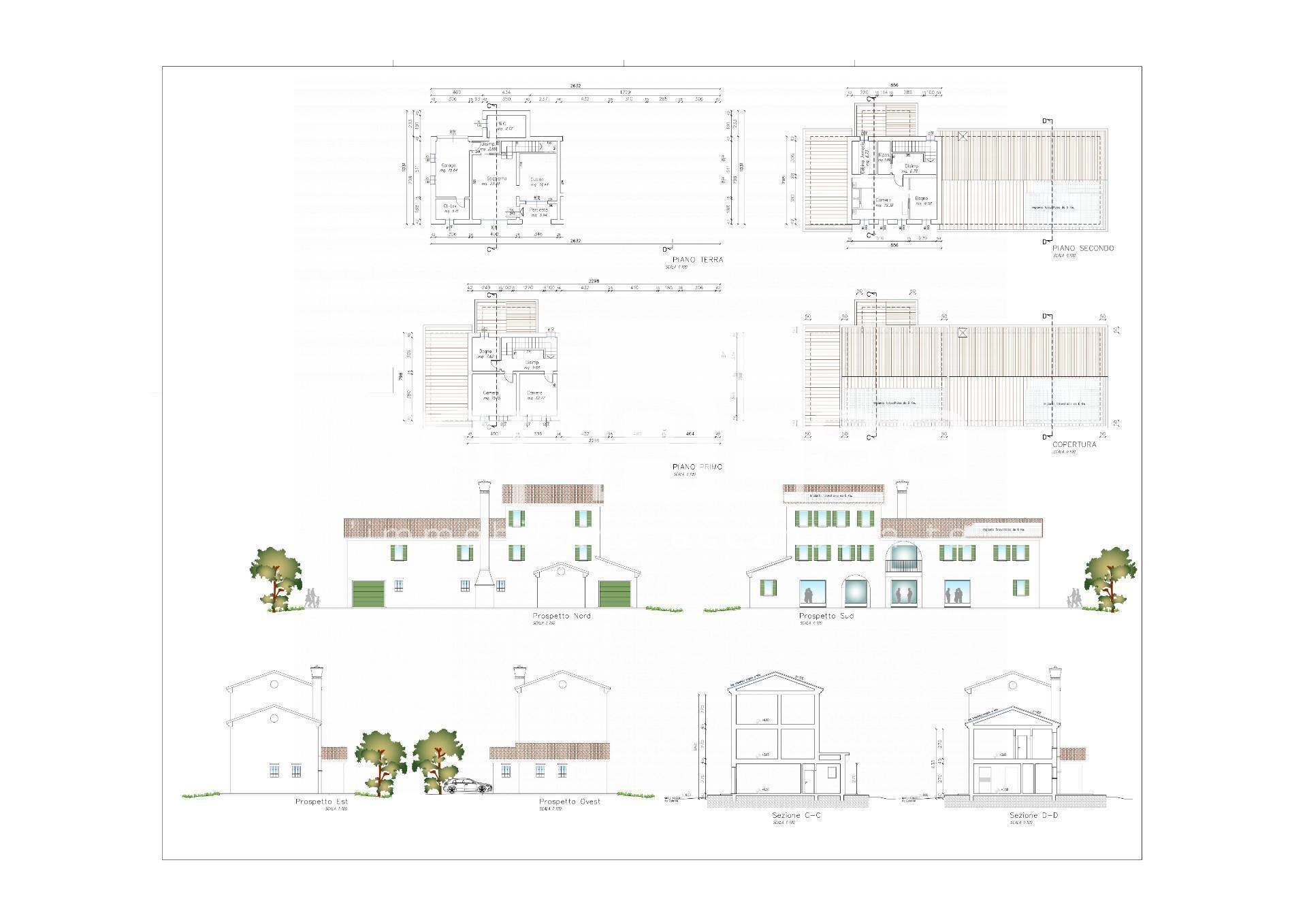 Foto 15 - Casa semi indipendente Via Pantiera, Roncade - planimetria 1