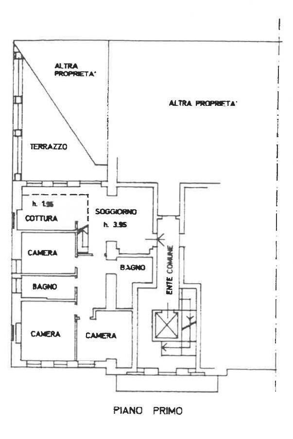 Four-room apartment via Dalmazia, 63, Varese - floor plans 1