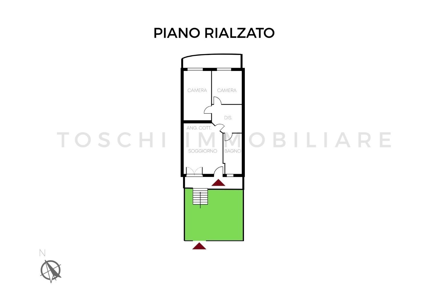 Bilocale Via Agostino Gemelli, Imola - planimetria 1