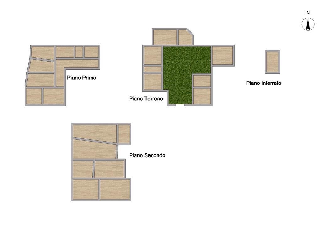 Rustic Via Roma, Salassa - floor plans 1