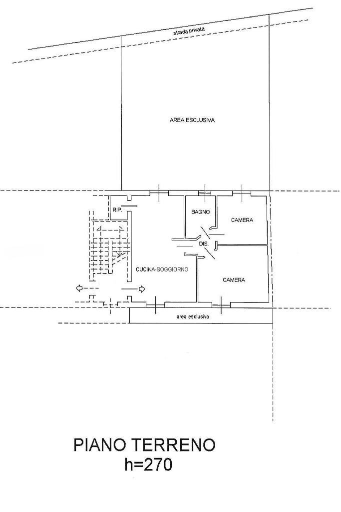 Quadrilocale Via Bollengo, Ivrea - planimetria 1