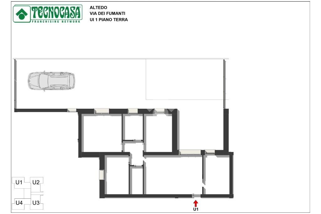 Appartamento Via San Giovanni Battista, Malalbergo - planimetria 1