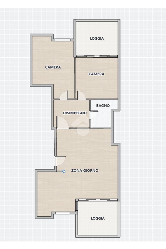 Quadrilocale Via Emilio Salgari, Genova (zona Pegli) - planimetria 1