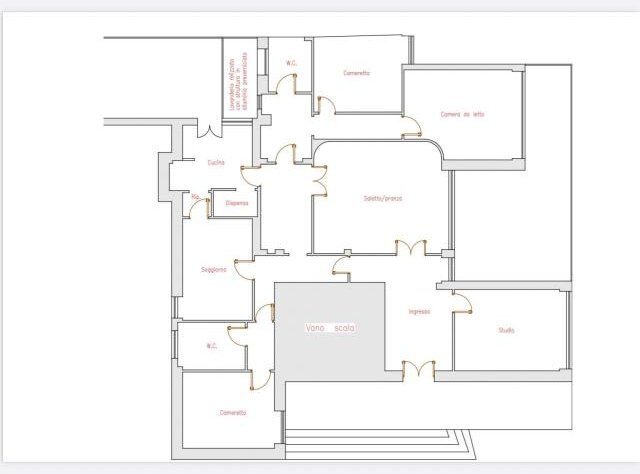 Appartamento Viale Giulio Emanuele Rizzo, 18, Siracusa - planimetria 1