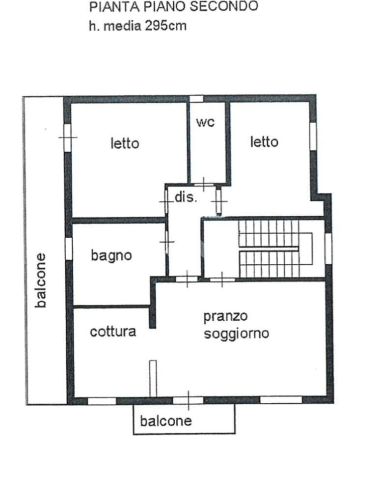 Three-room apartment V. Radici in Piano, Formigine - floor plans 1