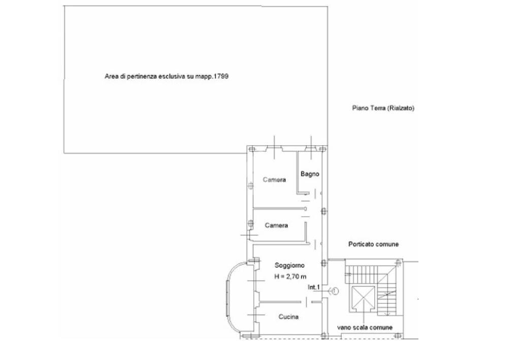 Three-room apartment Via Della Costituzione, Galliate - floor plans 1