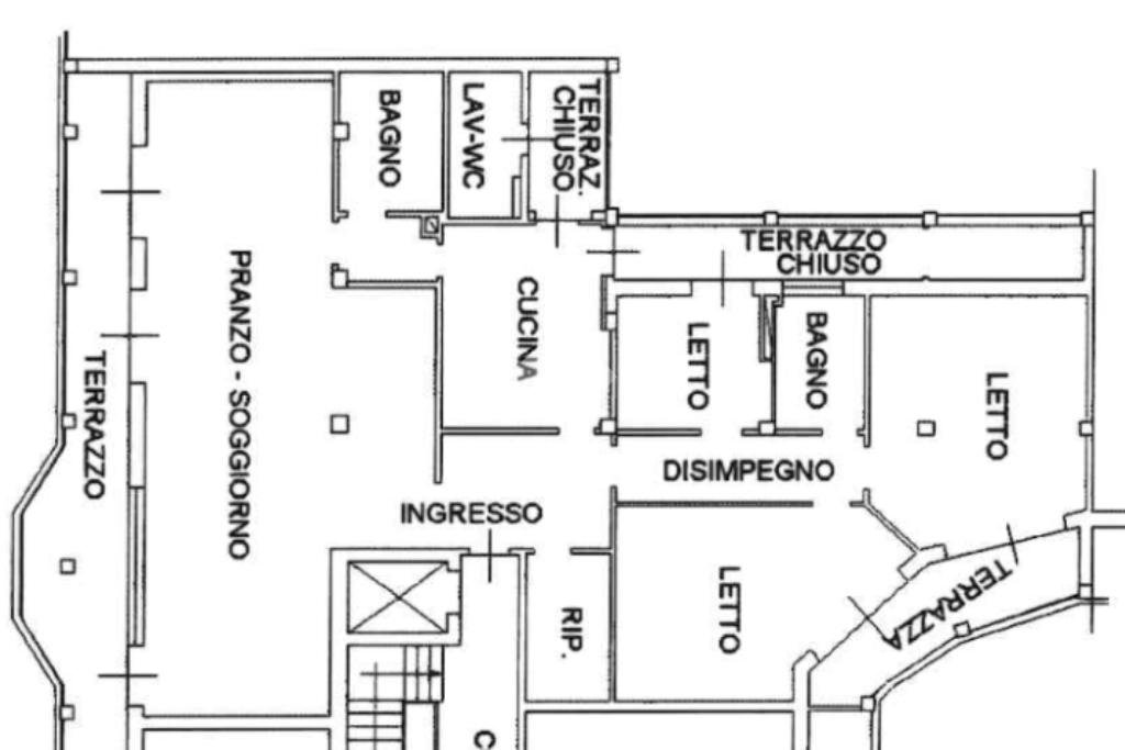 Appartamento Viale IV Novembre, Reggio nell'Emilia - planimetria 1