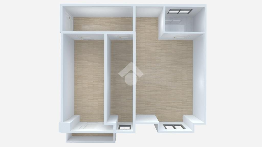 Two-room apartment Via benigno crespi, Milano (neighborhood Maciachini) - floor plans 1