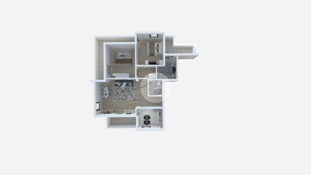 Trilocale Viale Adige, Rimini - planimetria 1