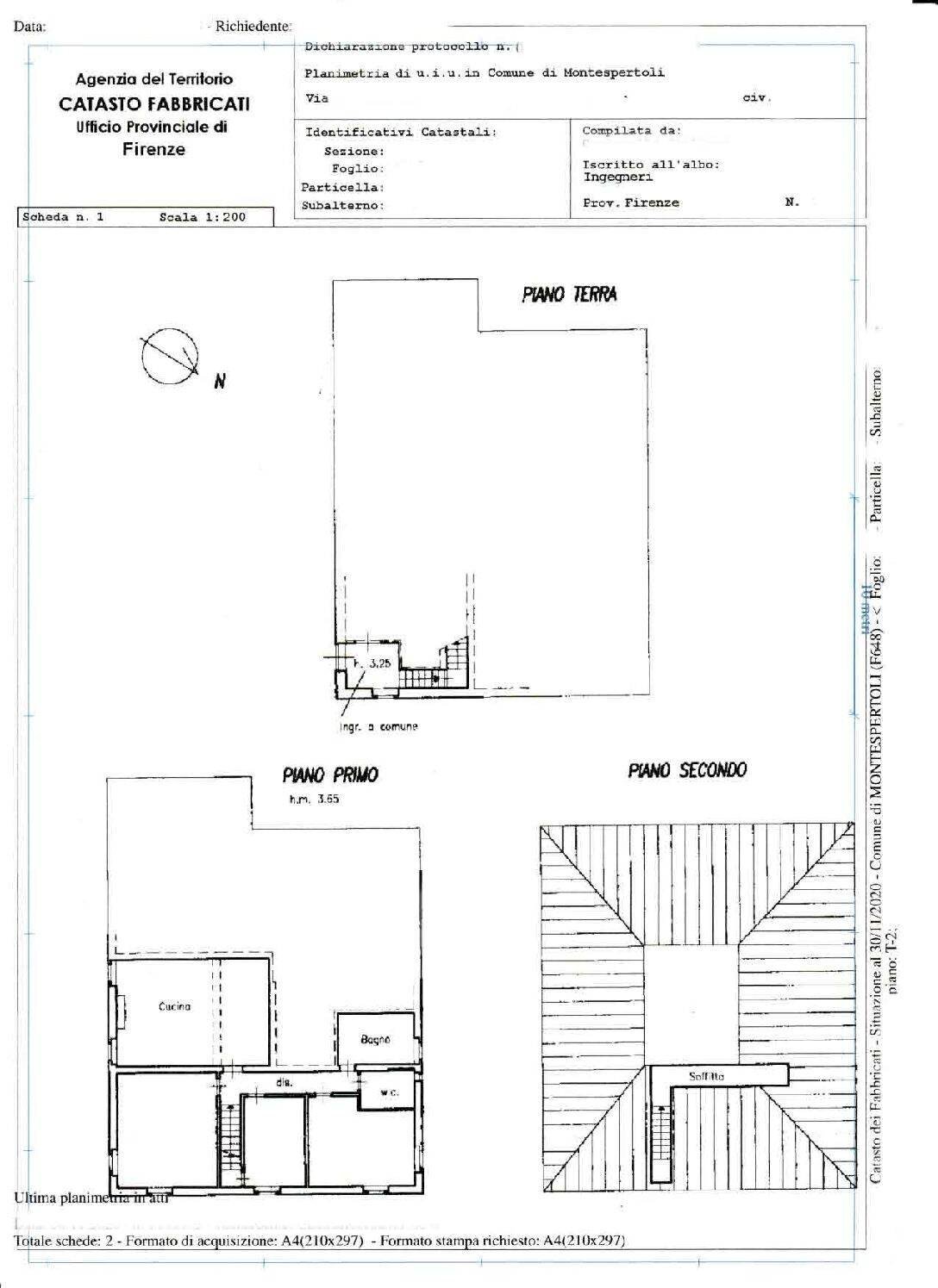 Foto 98 - Villa Montespertoli - planimetria 1
