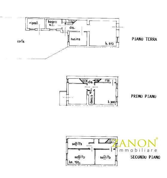 Foto 30 - Casa semi indipendente Via Udine, Gorizia - planimetria 1