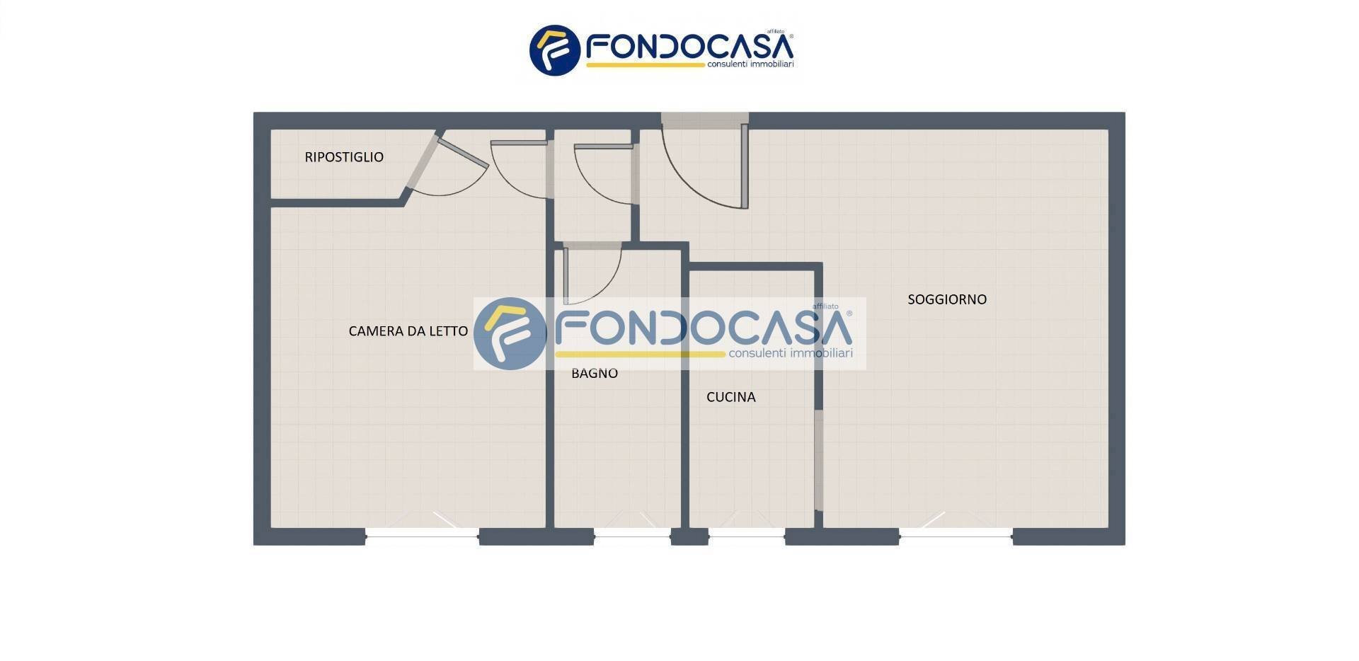 Foto 13 - Two-room apartment Via Policarpo Petrocchi
 
6, Milano - floor plans 1