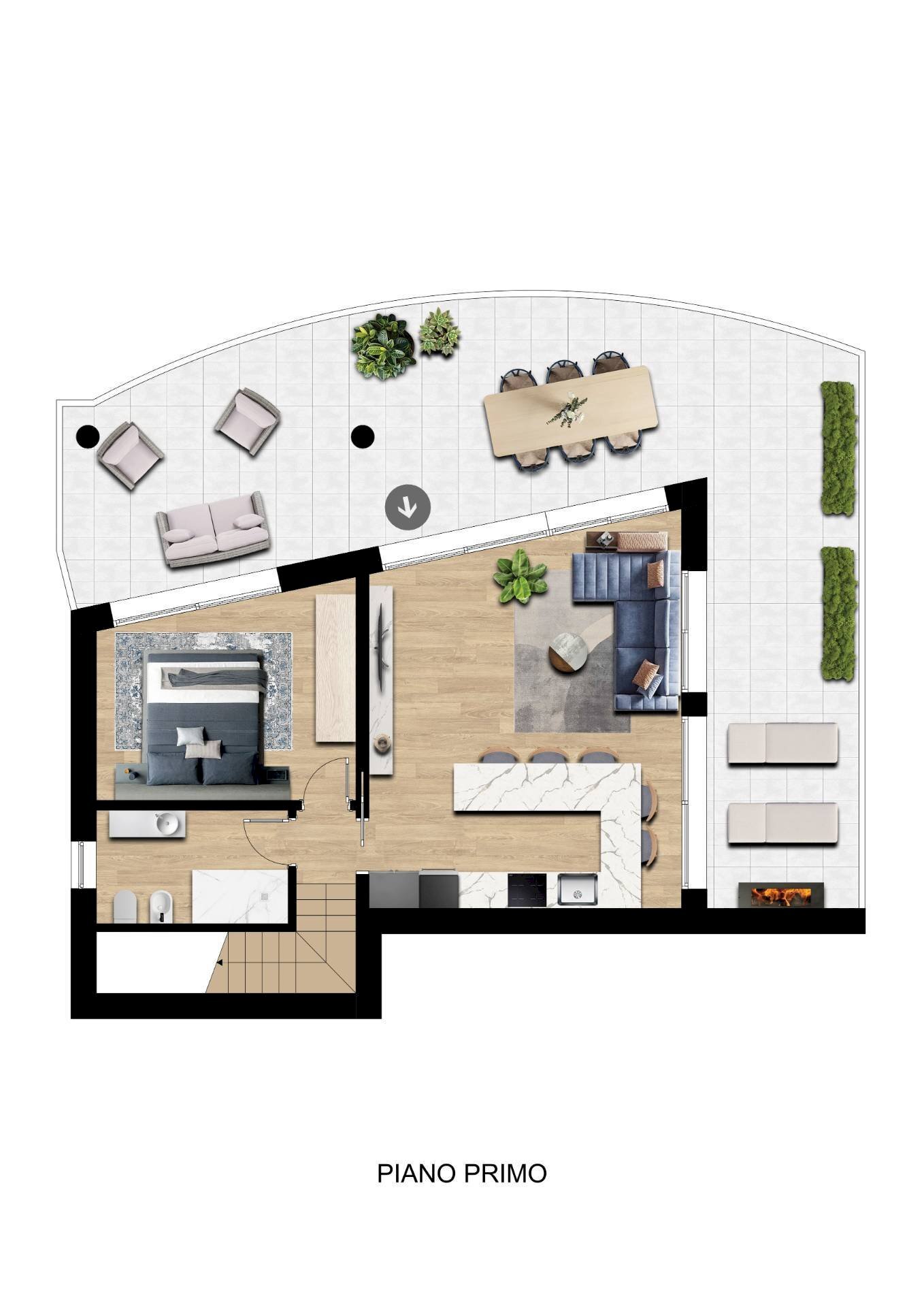 Foto 36 - Quadrilocale Via San Vito
 
4, Sirmione - planimetria 1