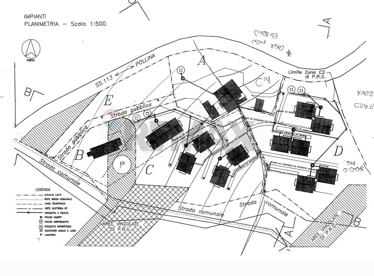 Pianta 2D - Building land contrada Timpa, Pollina - floor plans 1