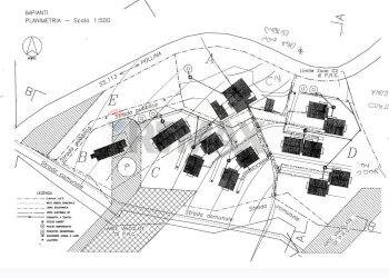 Pianta 2D - Terreno edificabile contrada Timpa, Pollina - foto 4
