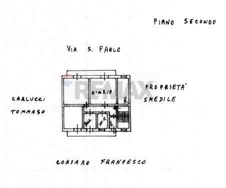 Pianta 2D - Trilocale Via San Paolo
 
49, Catania - planimetria 1
