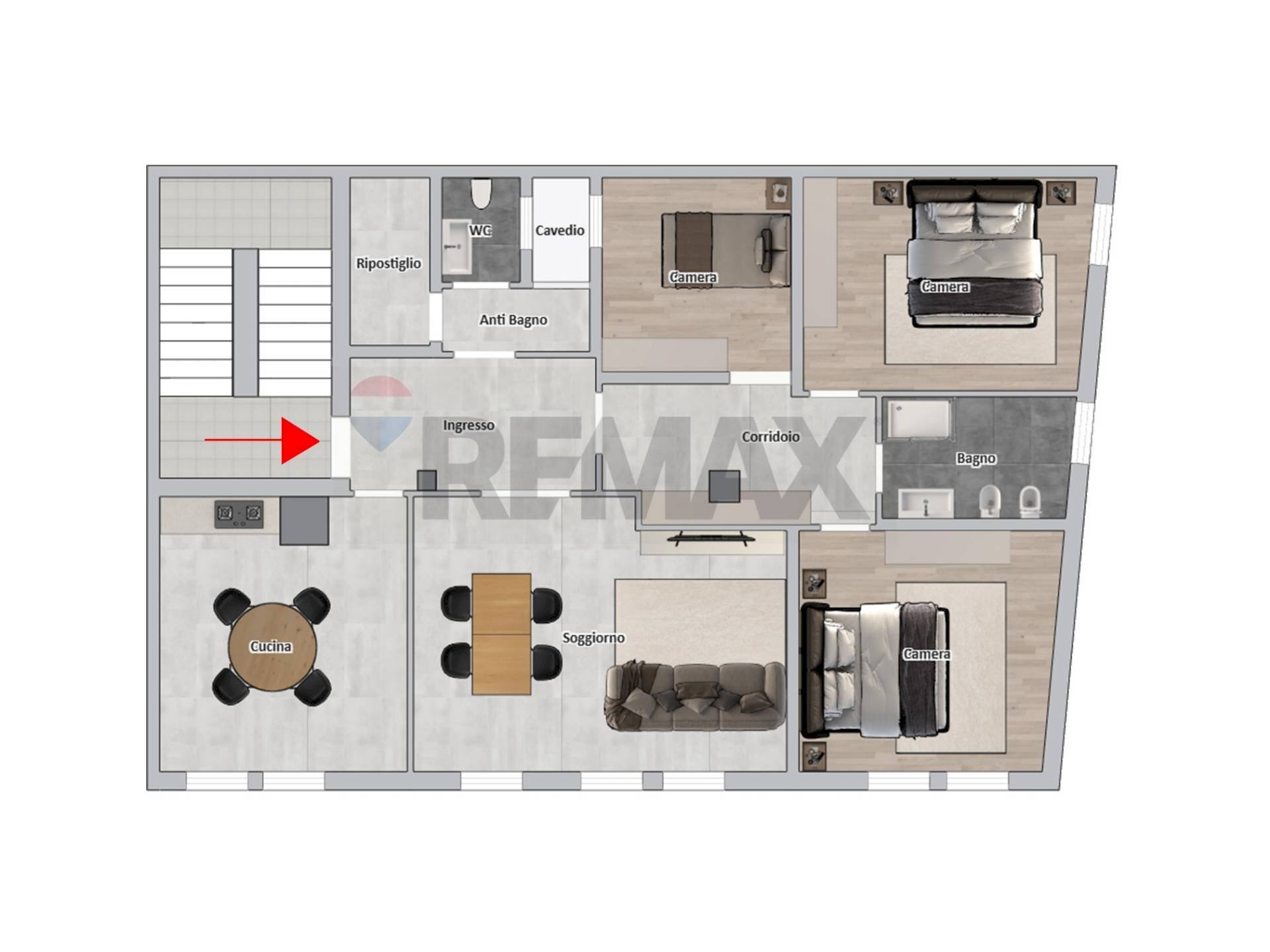 Pianta 2D - Quadrilocale Piazza Armando Diaz
 
10, Limena - planimetria 1