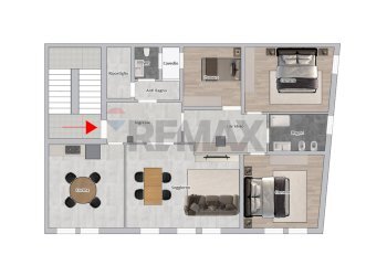 Pianta 2D - Quadrilocale Piazza Armando Diaz
 
10, Limena - foto 12