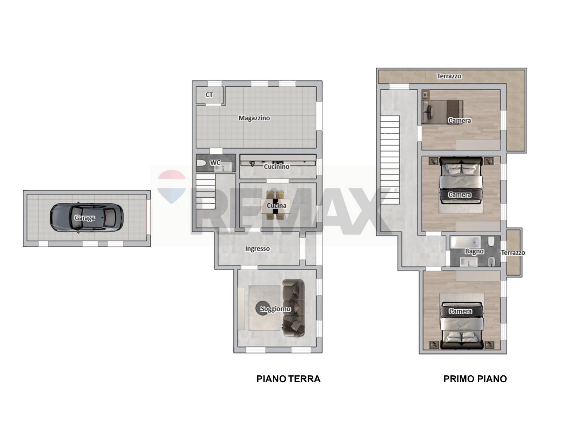 Pianta 2D - Casa semi indipendente Via Giotto
 
6, Rubano - planimetria 1