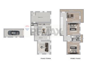 Pianta 2D - Casa semi indipendente Via Giotto
 
6, Rubano - foto 2