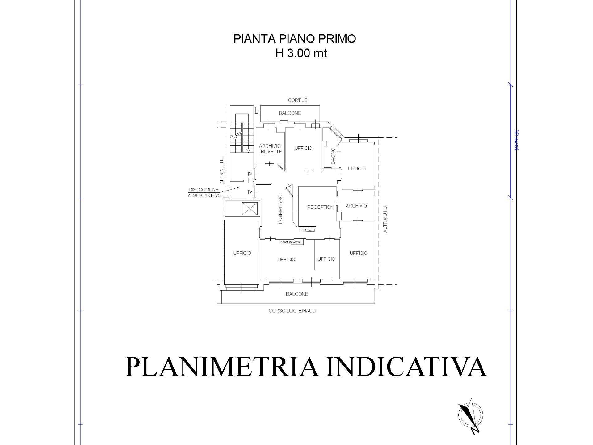 Foto 35 - Office Corso Luigi Einaudi, Torino - floor plans 1