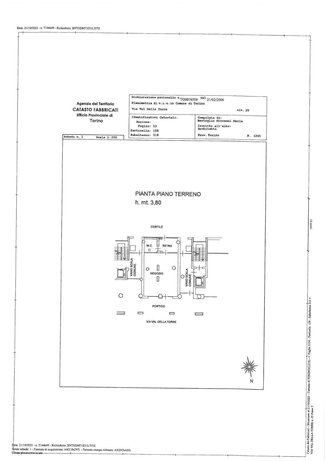 Foto 10 - Office Via Val Della Torre
 
25, Torino - floor plans 1
